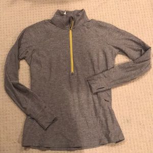 Lululemon Athletica sz 12 Large 3/4 zip pullover